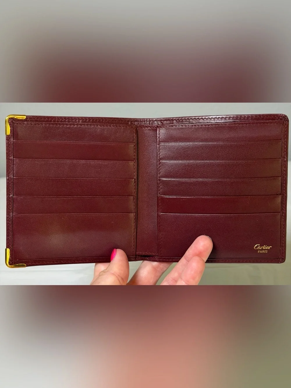 Cartier compact wallet